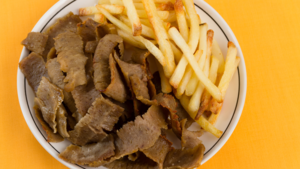 Doner Meat with Chips